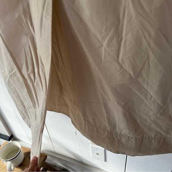 Free People Barbour Ingleby Shower Oatmeal Sz 10 NWT Color Block Contrast Collar - Picture 13 of 16